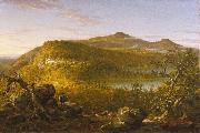 Thomas Cole A View of the Two Lakes and Mountain House Catskill Mountains oil painting